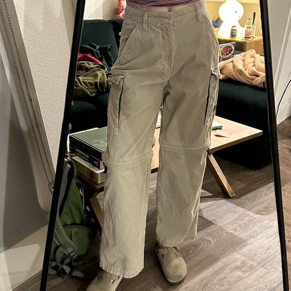 Vintage early 2000s Khaki Corduroy Cargo Pants by OTB One Tough Brand